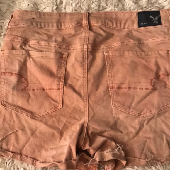 super stretch high rise jean shorts - Picture 2 of 4